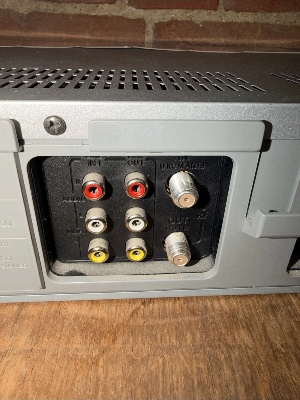 Sony Silver DVD VHS Combo Player with Remote